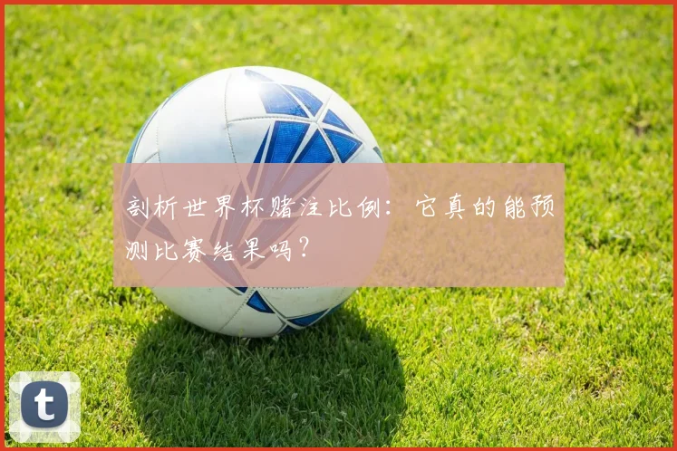 剖析世界杯赌注比例：它真的能预测比赛结果吗？